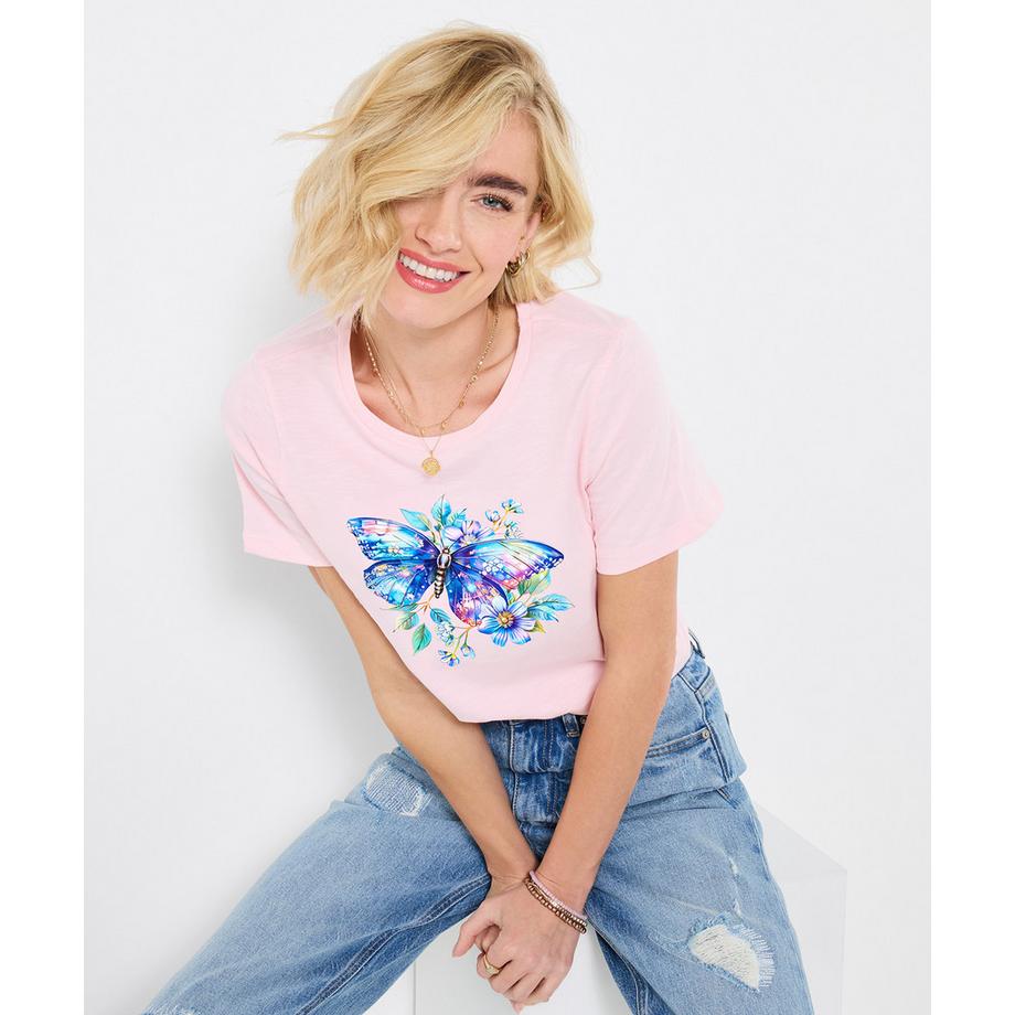 Joe Browns T-shirt à motif papillon  