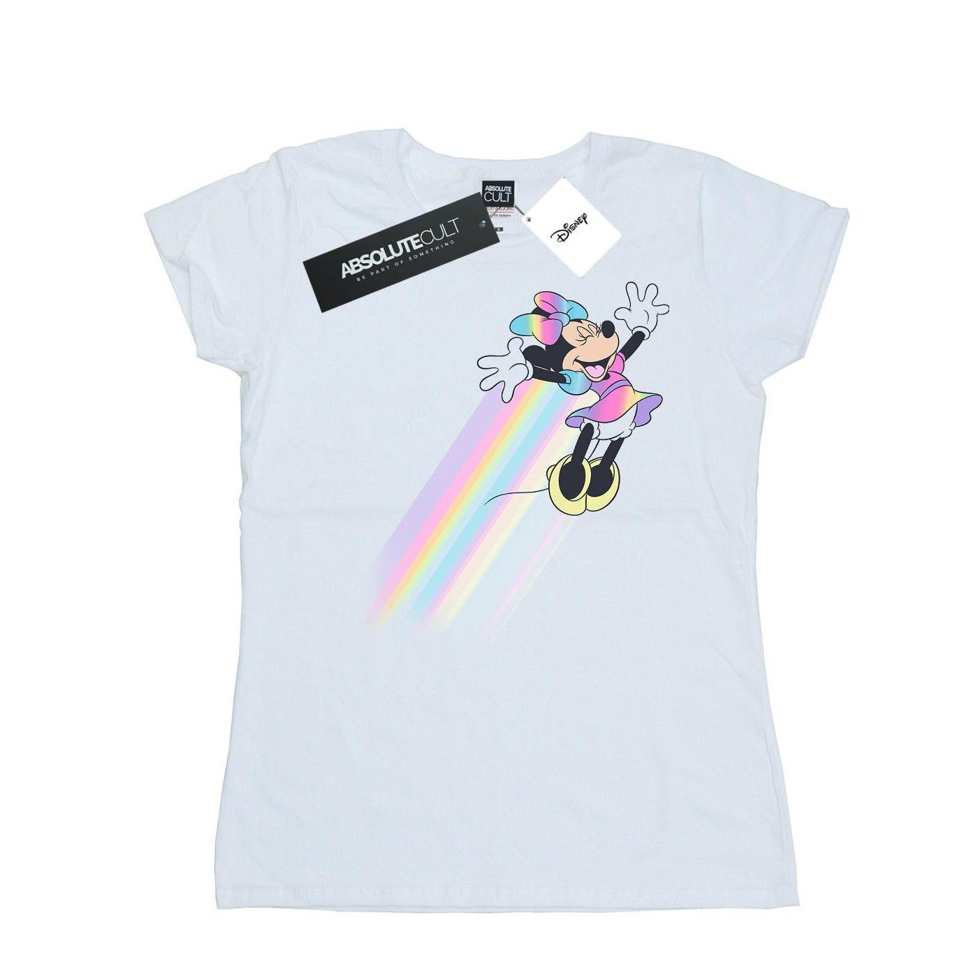 Image of Minnie Mouse Whoosh Tshirt Damen Weiss M
