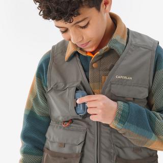 CAPERLAN  Anglerweste Kinder Taschen Baumwolle 
