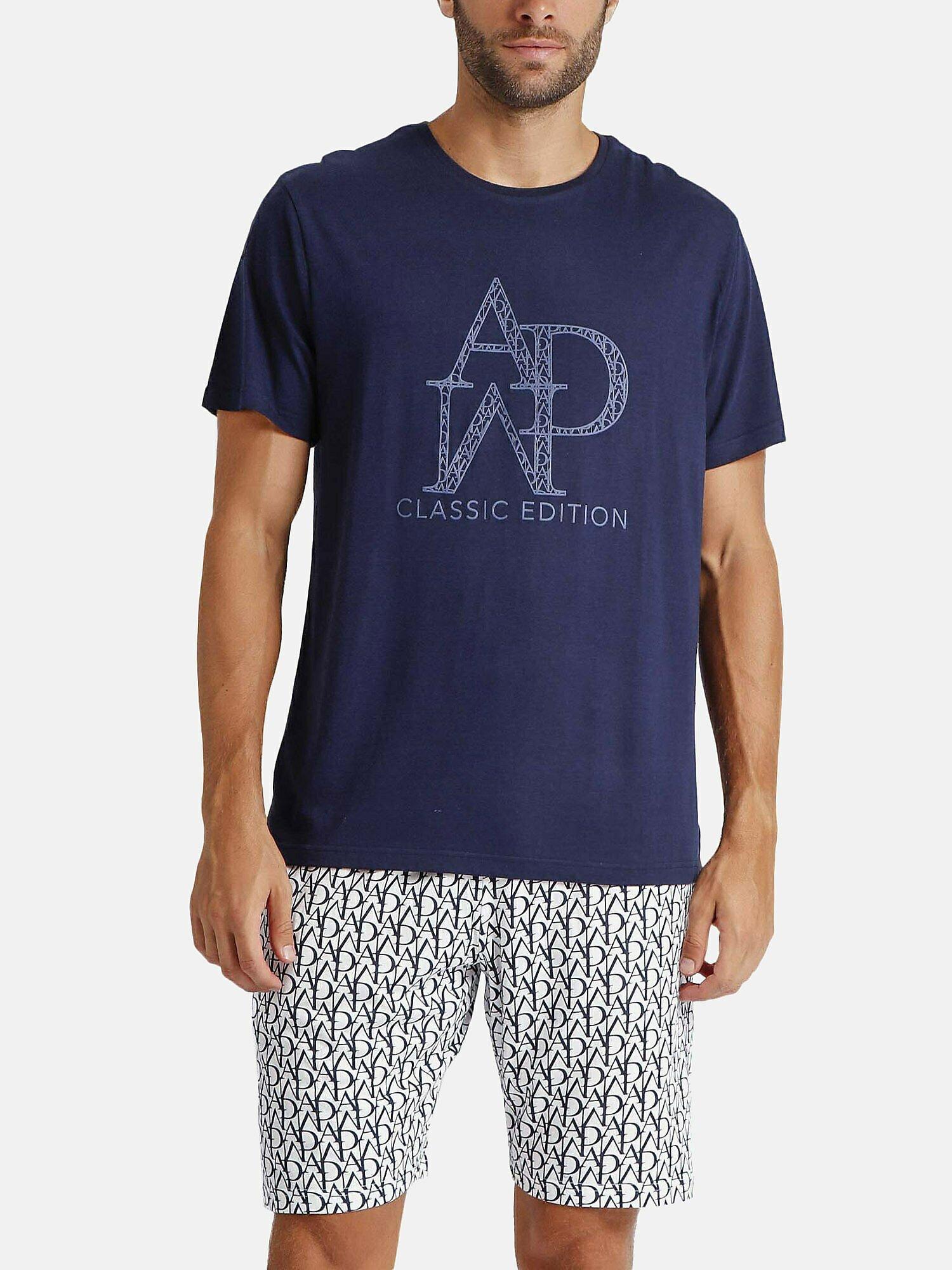 Admas  Pyjama Shorts T-Shirt Logo Soft 