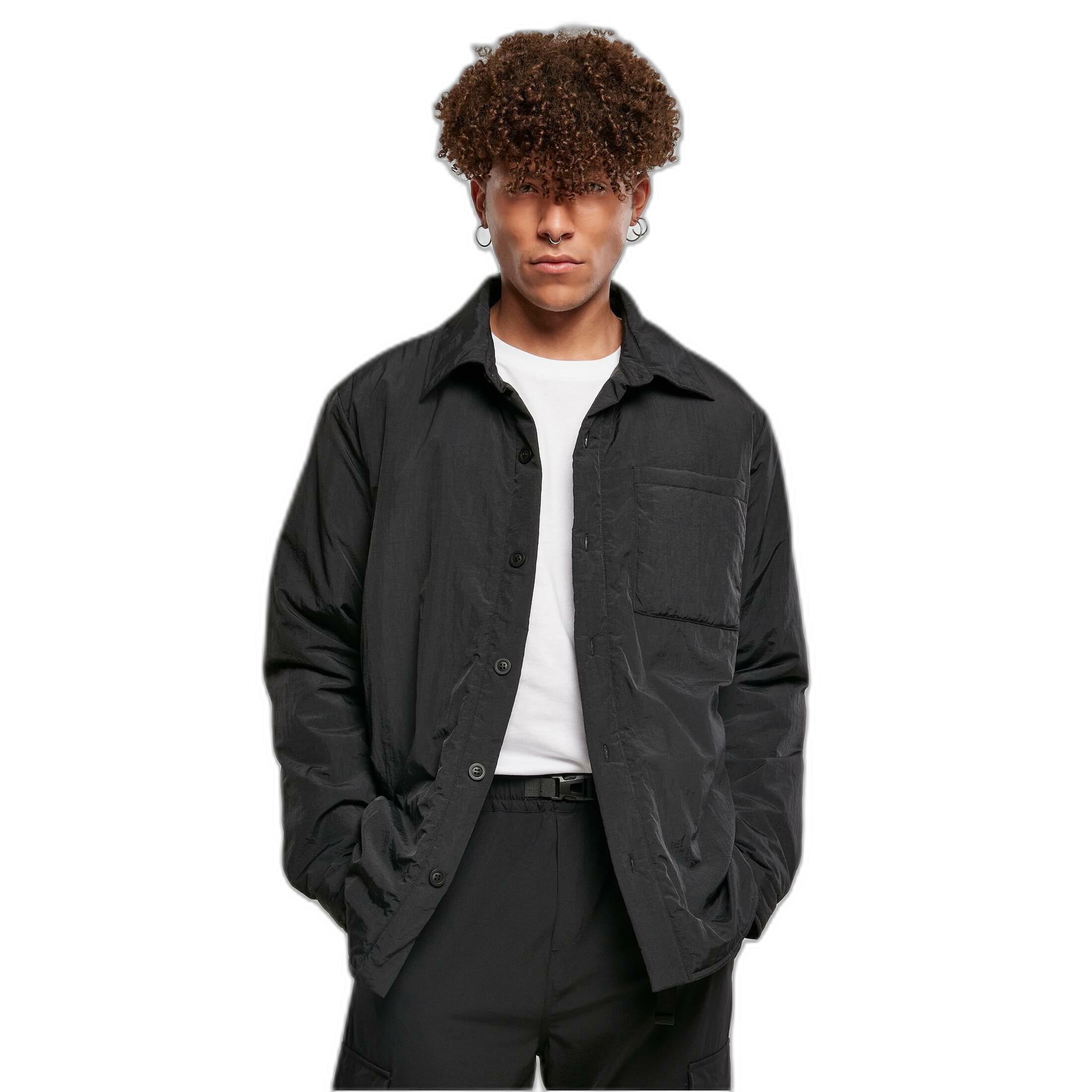URBAN CLASSICS Gepolsterte Nylon Hemdjacke  