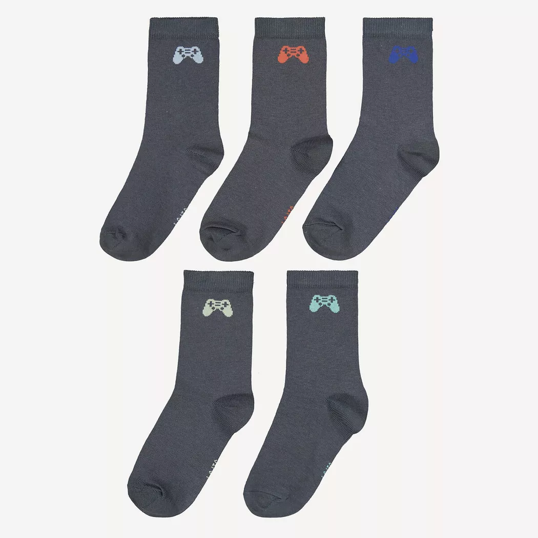 La Redoute Collections - 5 Paar Socken, 23-26, Multicolor