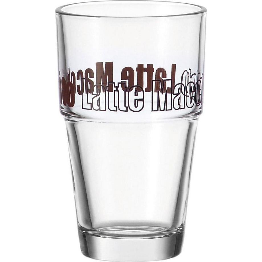LEONARDO Latte MacchiatoGlas Solo, satin 4.1 dl, 6 Stück  