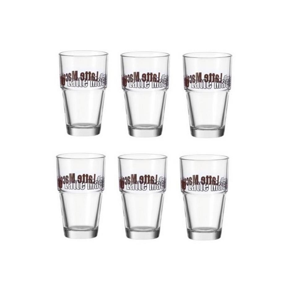 Latte MacchiatoGlas Solo, satin 4.1 dl, 6 Stück