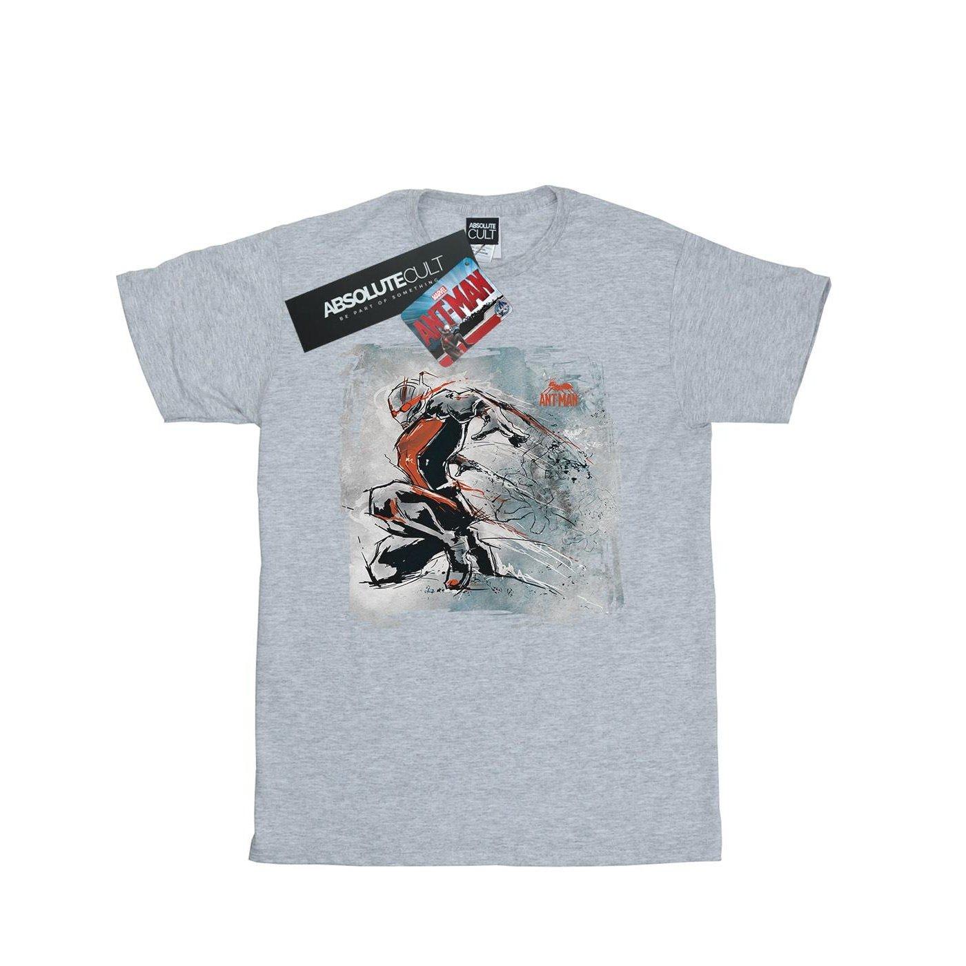 Image of Antman Art Sketch Tshirt Herren Grau S