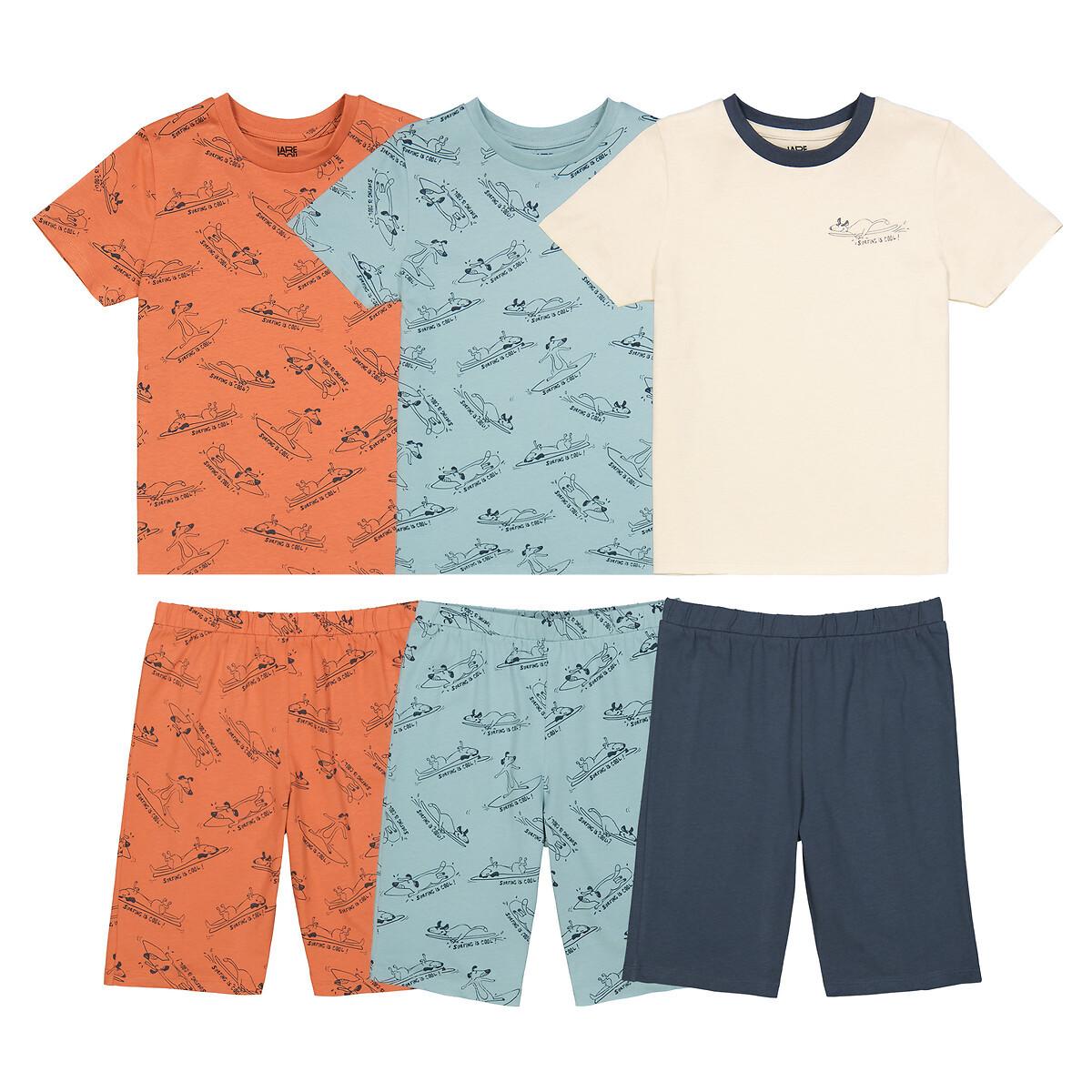 La Redoute Collections  Lot de 3 pyjashorts imprimés chien ludique 