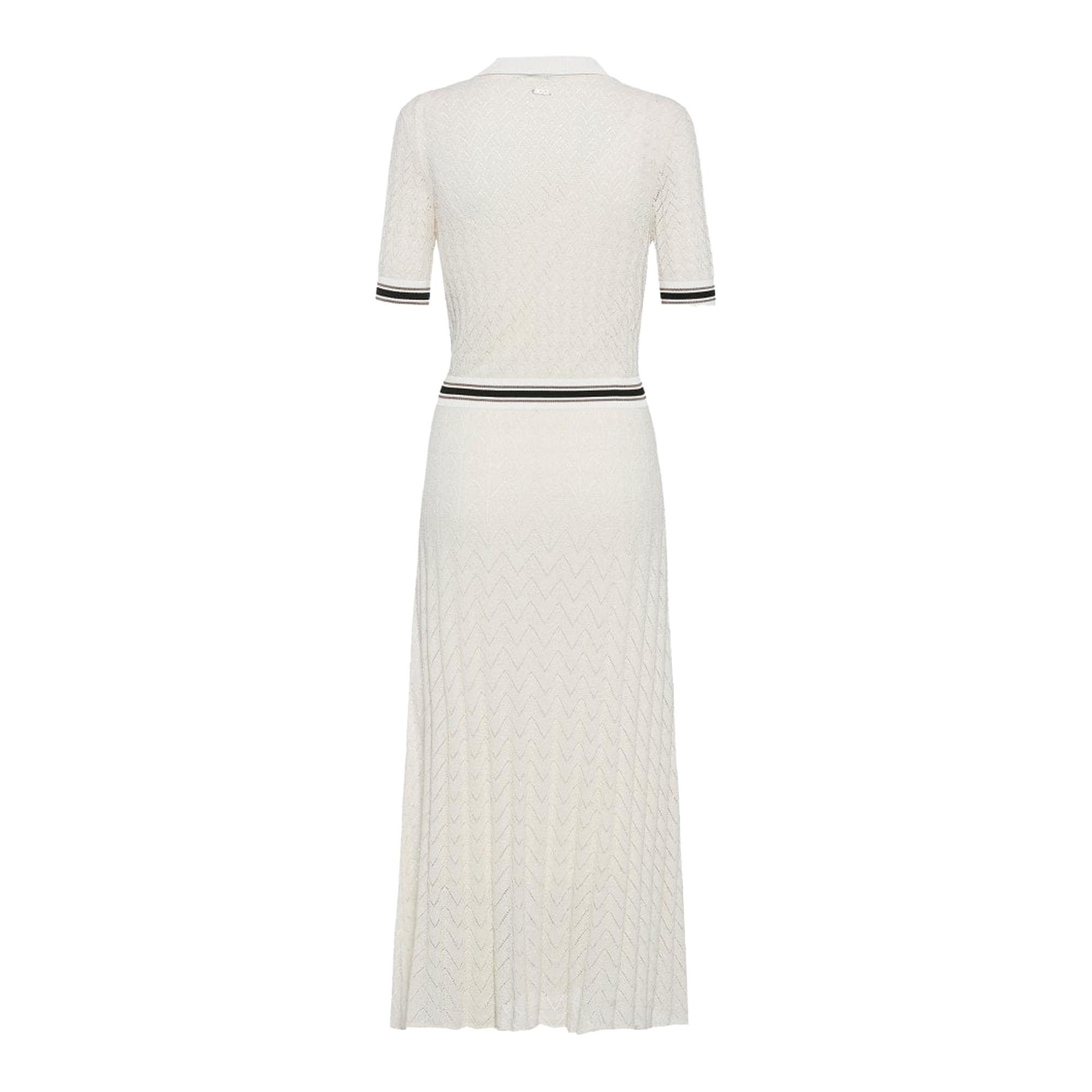 BOSS Faselia Gestricktes Kurzarmkleid  