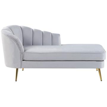 Chaiselongue aus Samtstoff Glamourös ALLIER