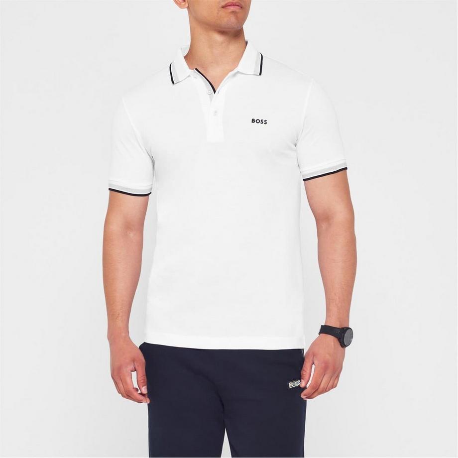 BOSS Polo Paddy con Bordo a Contrasto  