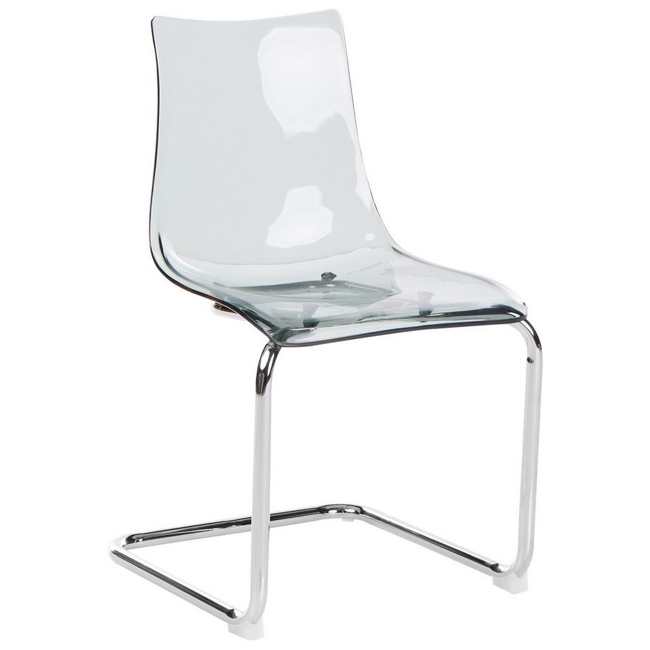 Beliani Esszimmerstuhl 2er Set aus Polycarbonat Modern MARSHALL  