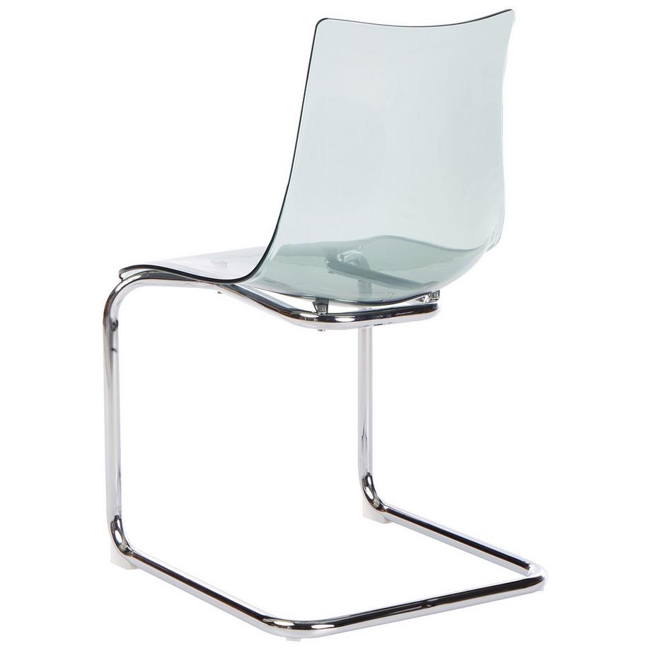 Beliani Esszimmerstuhl 2er Set aus Polycarbonat Modern MARSHALL  