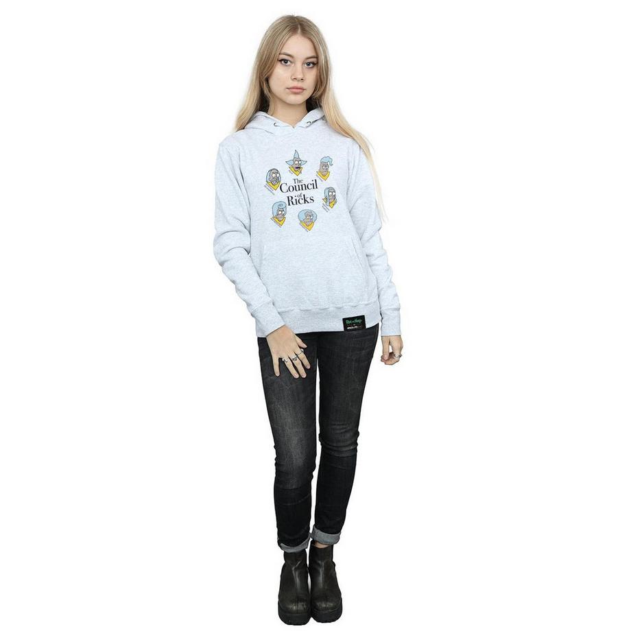 Rick And Morty Council Of Ricks Felpa con cappuccio  