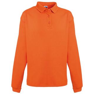 Russell  Europe Sweatshirt avec col et boutons 