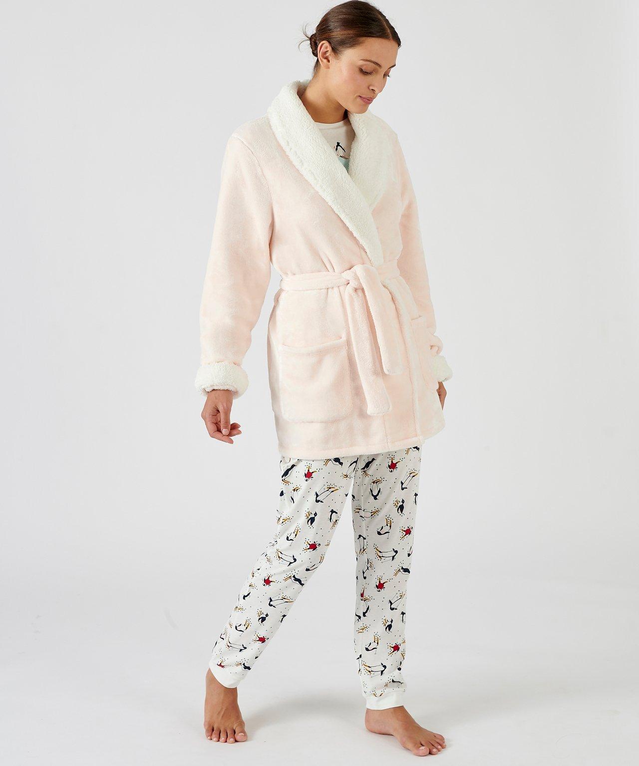 Image of Kurze Hausjacke. Damen Rosa 54/56
