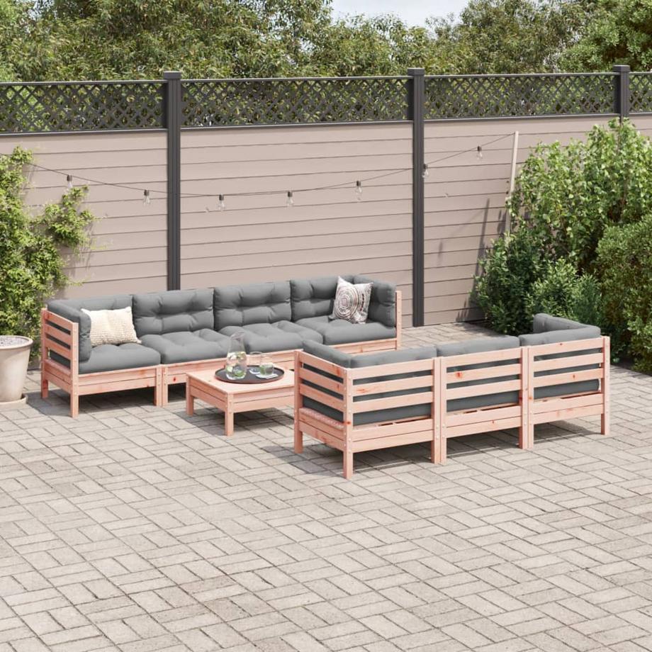 VidaXL Salon de jardin douglas wood  