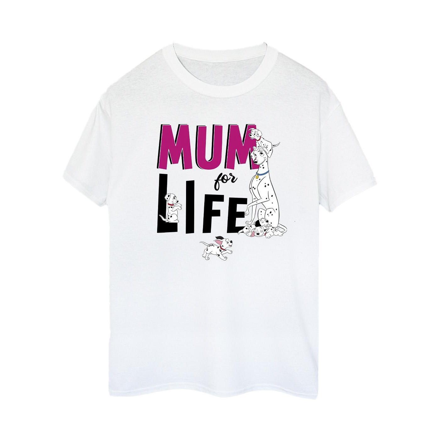 Image of 101 Dalmatians Mum For Life Tshirt Damen Weiss XXL