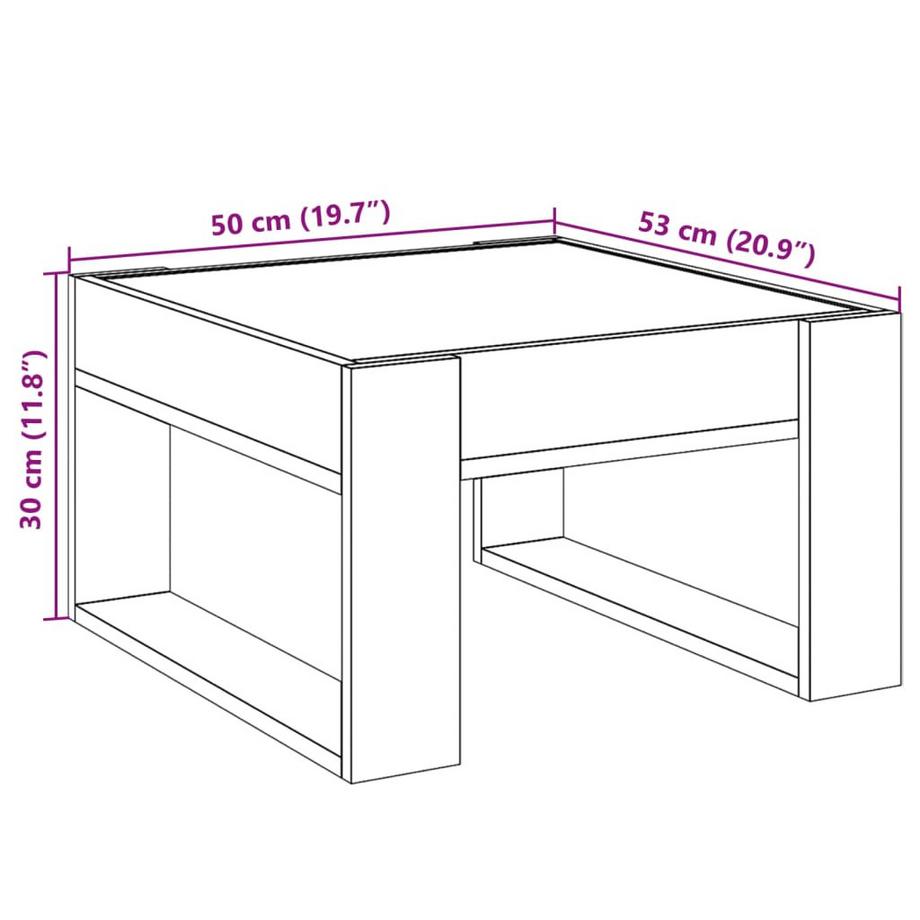VidaXL Couchtisch holzwerkstoff  