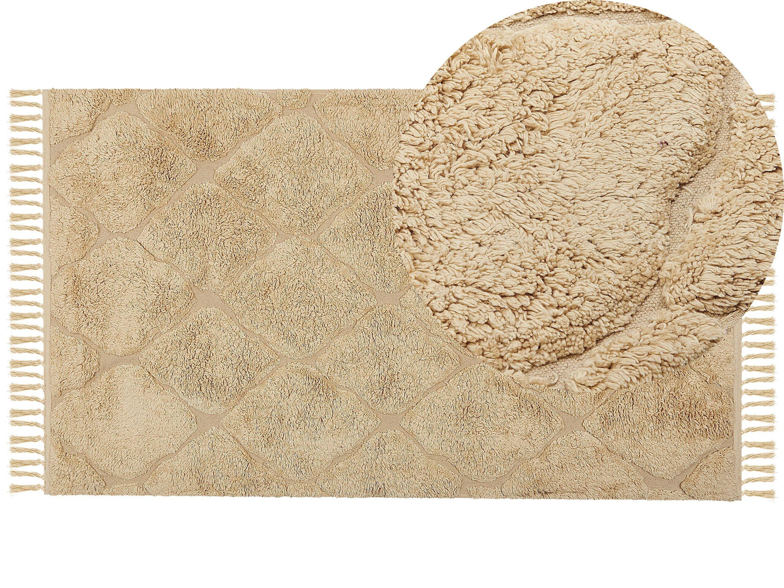 Beliani Tapis en Coton Boho SANLIURFA  