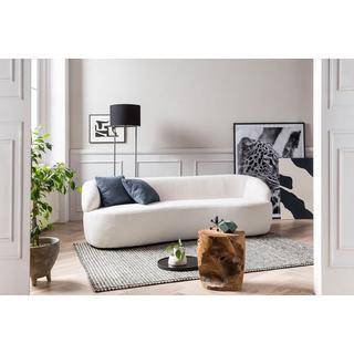 mutoni Nierensofa 2-Sitzer Joplix Bouclé Stoff weiss 220  