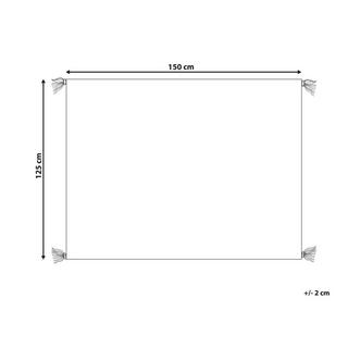 Beliani Couverture en Coton Boho SEDIO  