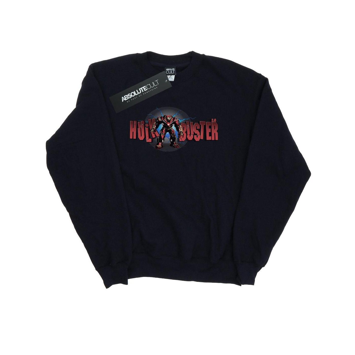 Image of Avengers Infinity War Hulkbuster 2.0 Sweatshirt Damen Schwarz XL