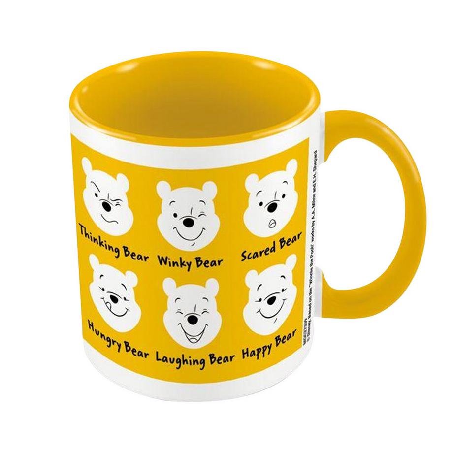 Winnie the Pooh Kaffeebecher Faces, Zweifarbige Innenseite  