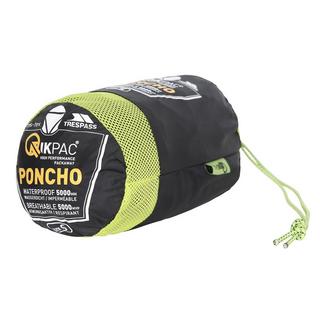 Trespass  Qikpac Regen Poncho mit Kapuze 