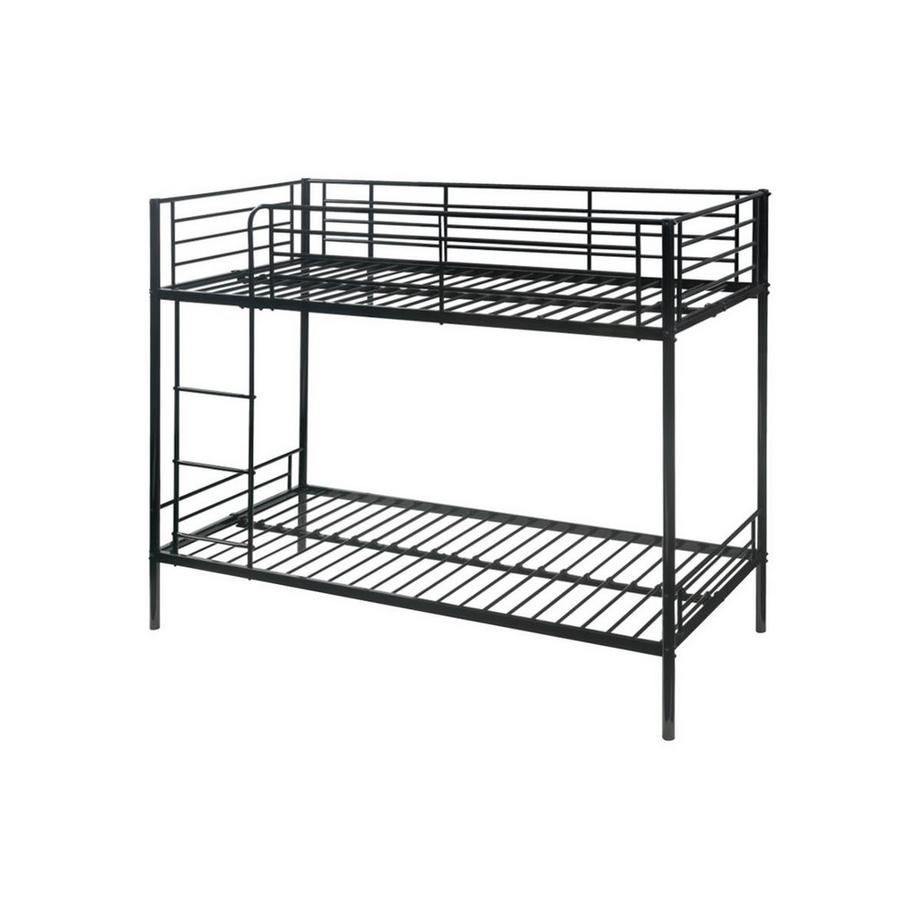 Vente-unique Letto a castello 2 Nero DUOTIS II  