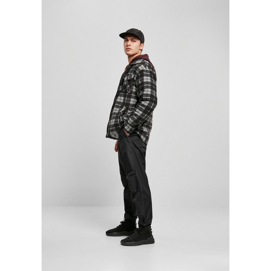 URBAN CLASSICS Plaid Teddy Lined Jacke  