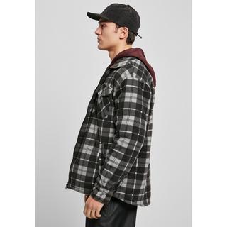 URBAN CLASSICS Plaid Teddy Lined Jacke  