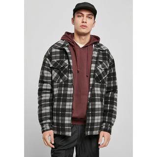 URBAN CLASSICS Plaid Teddy Lined Jacke  