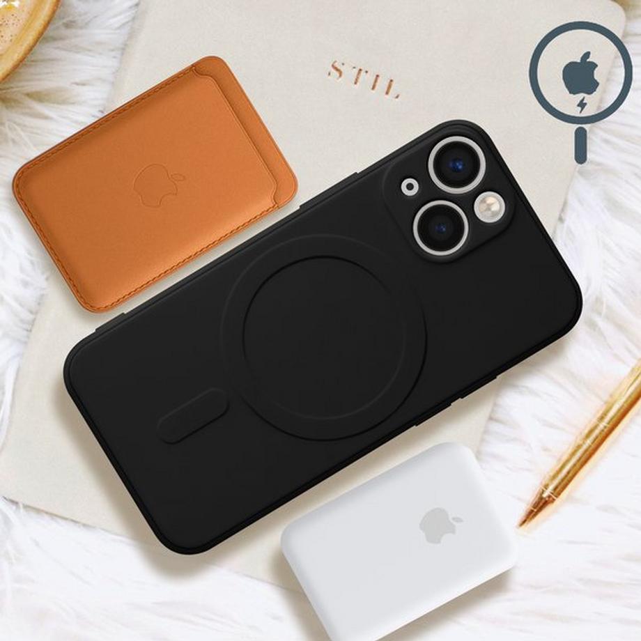 Avizar  MagSafe Hülle iPhone 13 Schwarz 