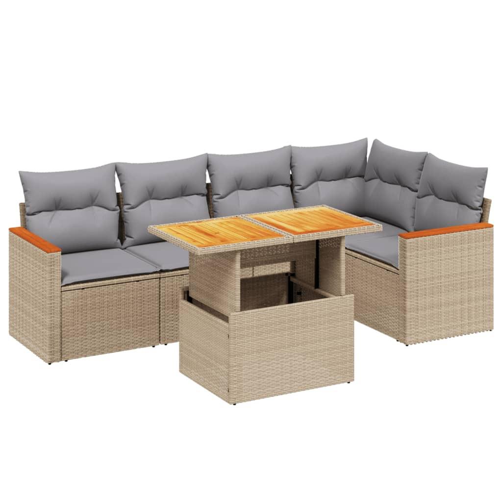 VidaXL Garten sofagarnitur poly-rattan  