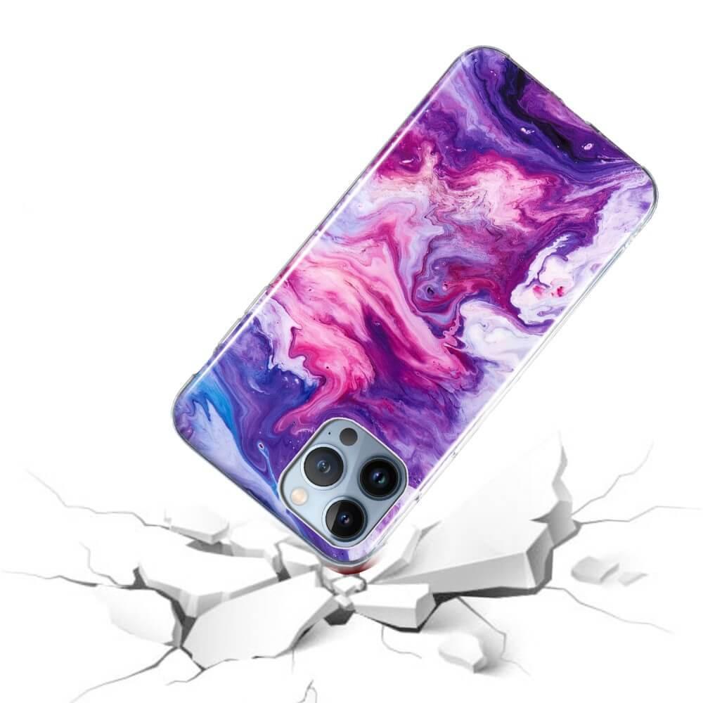 Cover-Discount  iPhone 15 Pro Max - Coque en silicone Marble 