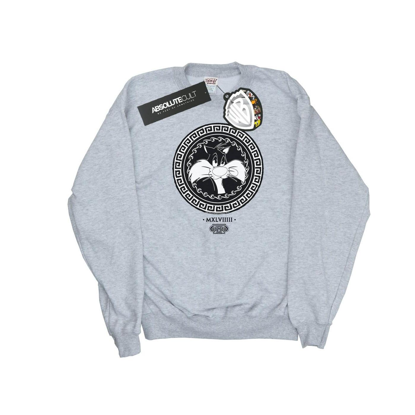 Image of Sylvester Greek Circle Sweatshirt Mädchen Grau 128