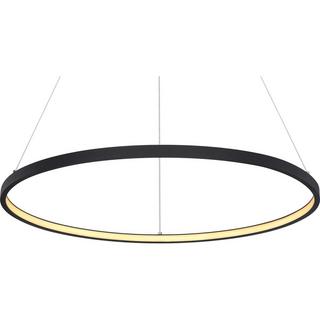 mutoni Lampada a sospensione Ralph in metallo nero opaco 1xLED  