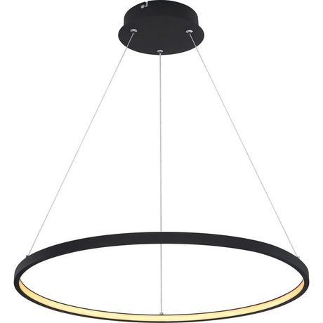 mutoni Lampada a sospensione Ralph in metallo nero opaco 1xLED  