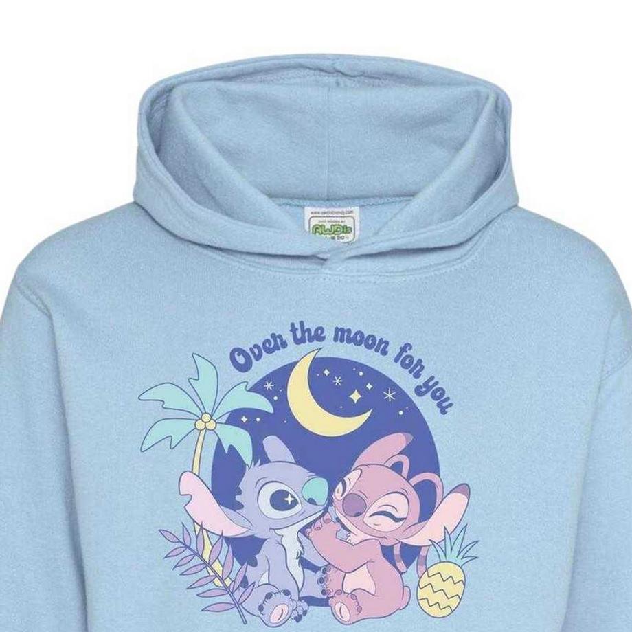 Lilo & Stitch  Sweat À Capuche Saintvalentin Over The Moon 