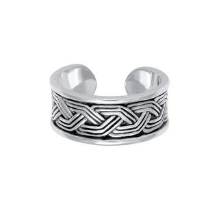 Kuzzoi  Ring  Bandring Ornament Design Offen 925 Silber 