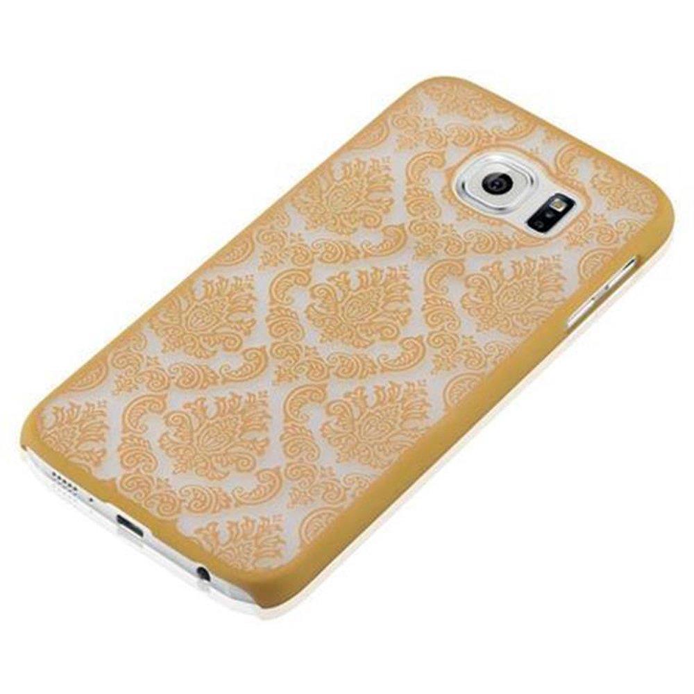 Cadorabo  Hülle für Samsung Galaxy S6 Blumen Paisley Henna Design 