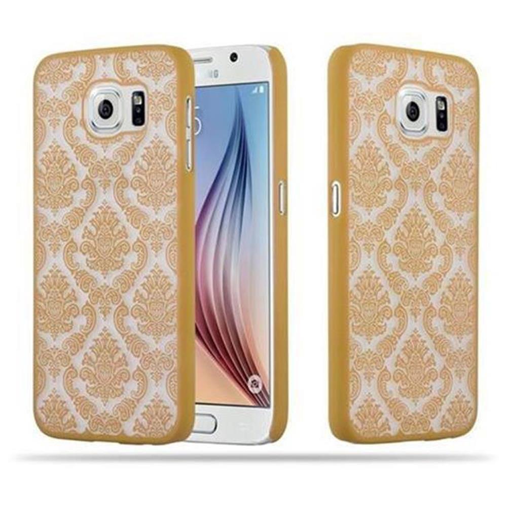 Cadorabo  Hülle für Samsung Galaxy S6 Blumen Paisley Henna Design 