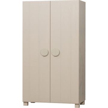 Armoire Noah pin brossé poussière 200x110