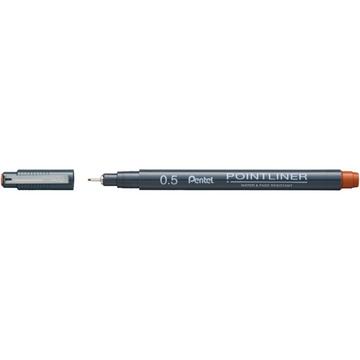 Pentel S20P-5SG Kugelschreiber Braun Stick-Kugelschreiber Fein 1 Stück(e)