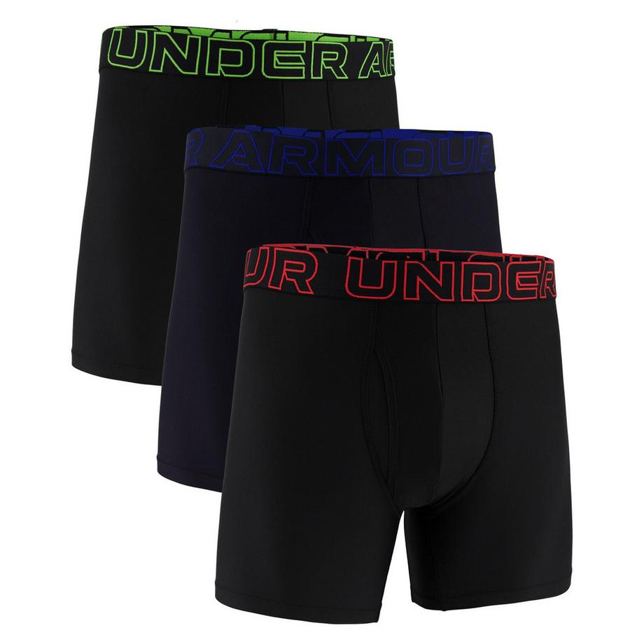 Boxershort  3er Pack Figurbetont-UA PERFORMANCE TECH - SOLID 6 IN 3PK