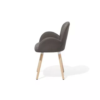 Beliani Esszimmerstuhl aus Polyester Retro BROOKVILLE  