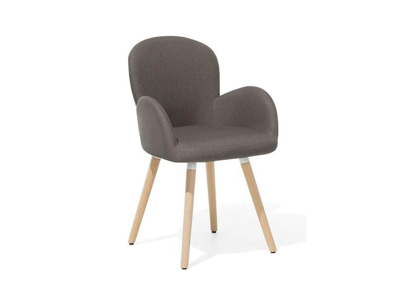 Beliani Esszimmerstuhl aus Polyester Retro BROOKVILLE  