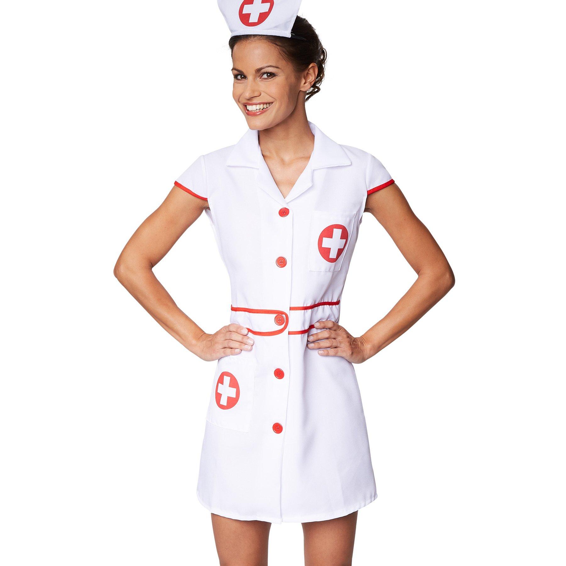 Tectake  Costume d’infirmière sexy pour femme 