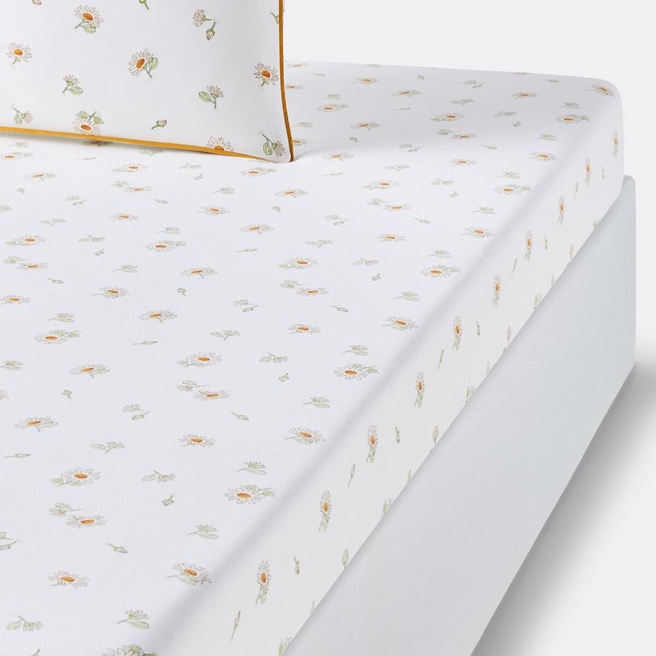 Fixleintuch Paquita aus vorgewaschener Baumwolle