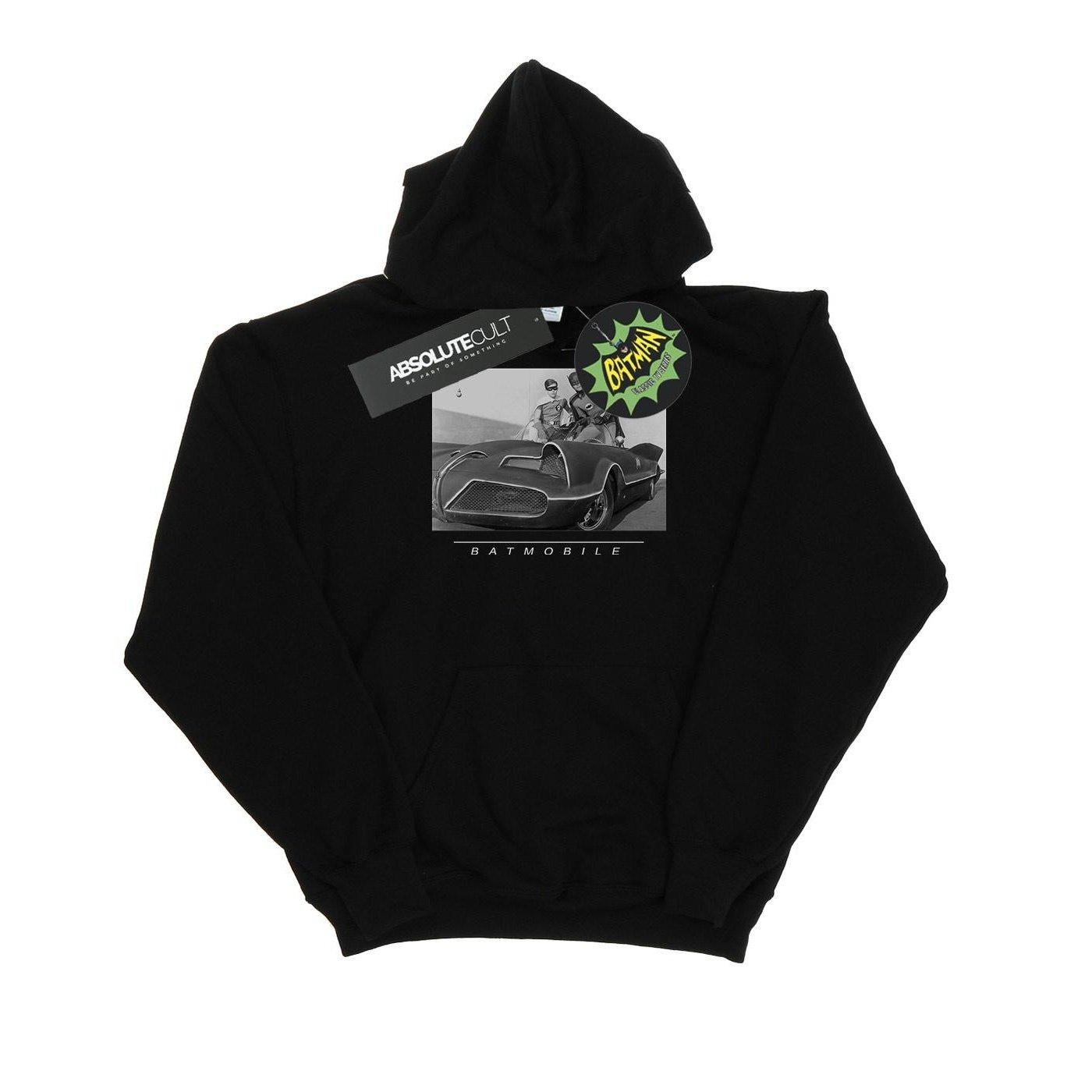 Image of Batman Tv Series Batmobile Kapuzenpullover Jungen Schwarz 128