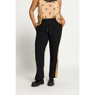 Studio Untold  Pantalon coupe Straight à bande colorée sur le côté et taille élastique 